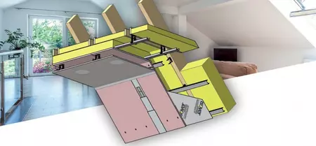 TETŐTÉR DEKOR ÁLMENNYEZETTEL - A SZIGORÍTOTT HŐSZIGETELÉSI KÖVETELMÉNYEKNEK MEGFELELŐEN