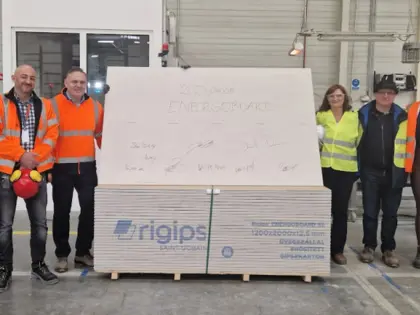 FORGALOMBA KERÜLT A SAINT-GOBAIN HUNGARY LEGÚJABB INNOVÁCIÓJA, A RIGIPS® ENERGOBOARD.