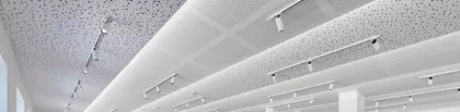 Perforált akusztikus gipszkartonok
